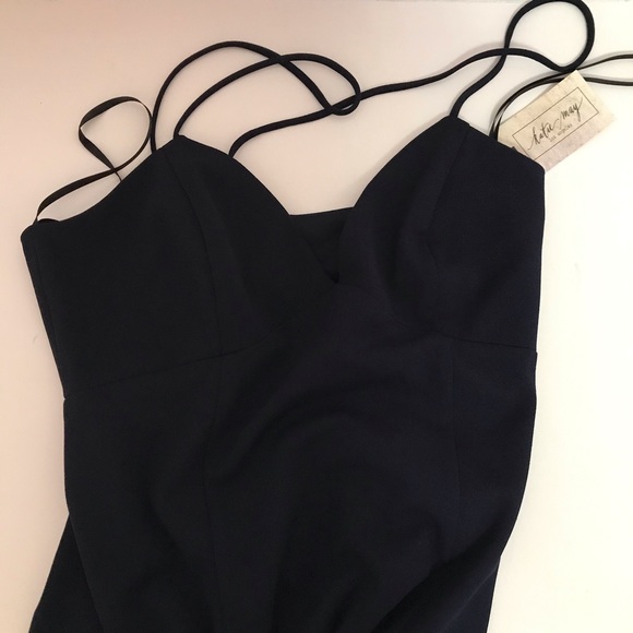 Katie May Luna Crepe Gown Long Formal Dress - Picture 5 of 8